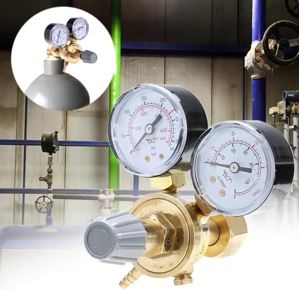 Trykregulator til Argon/CO2 afskærmningsgas til MIG/MAG WIG svejsestation