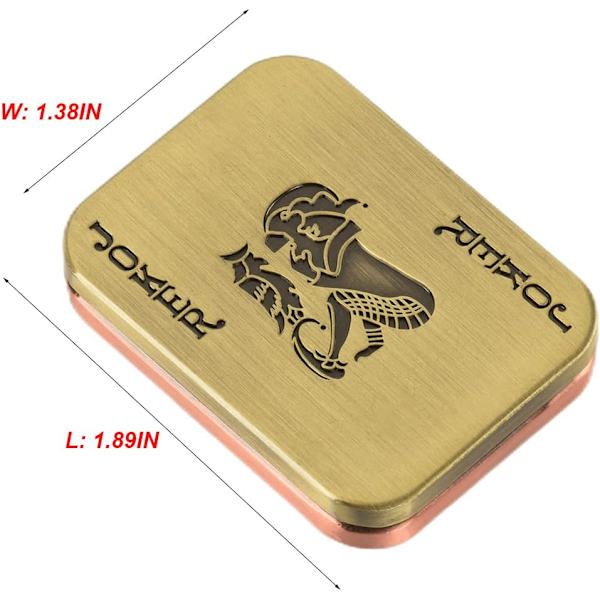 EDC Metal Fidget Slider Leksaker - Stressavlastning EDC Fidget Slider Casual Metal Vuxnas Hand Leksaker Kontor Skrivbord Leksaker Gåvor Stress Leksaker (Poker-Joker)