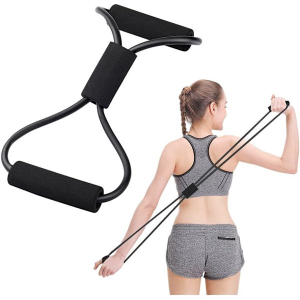 Figure 8 Toner Motståndsbandsövningsrep för Kvinnor Män, Motståndsbands för Armar, Bröst Expander, Yoga Gym/Fitness Dragande Muskelträning Rep