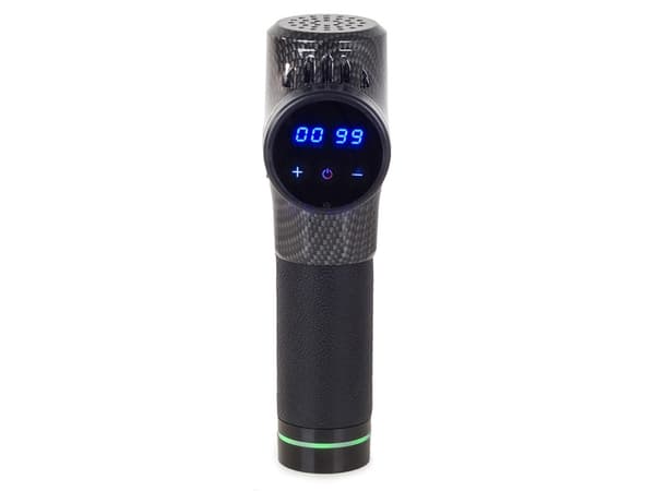 Massagepistol - LCD-display, trådløs med taske