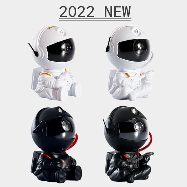 Astronaut Ljusprojektor, Astronaut Galaxy Projektor Stjärnhimmel Nattljus, USB-driven