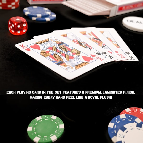 Texas Hold'em -pokerisetti - 100 osaa alumiinisalkussa