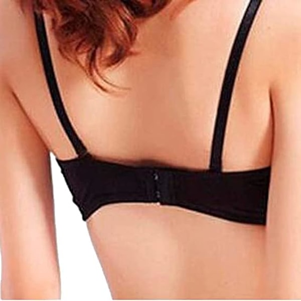 Pakke med 3 BH-stroppforlengere Elastiske forlengersett 2 kroker (Hvit) Style 1