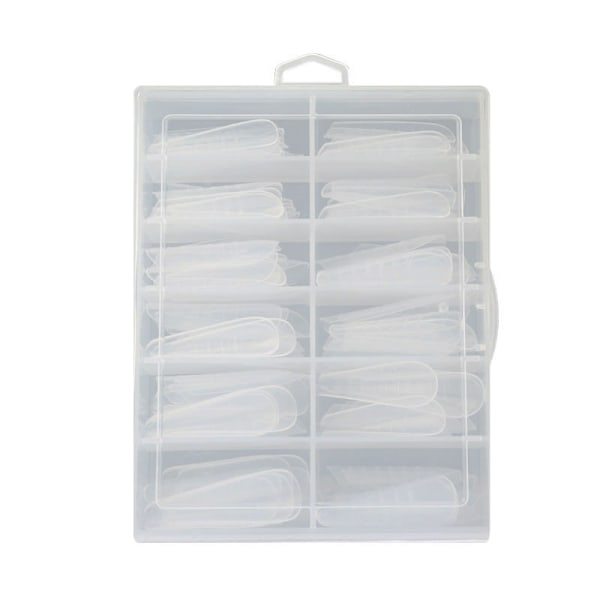 120 stk. Dual System Negleforme Poly Uv Gel Finger Extension Kunstig Manicure