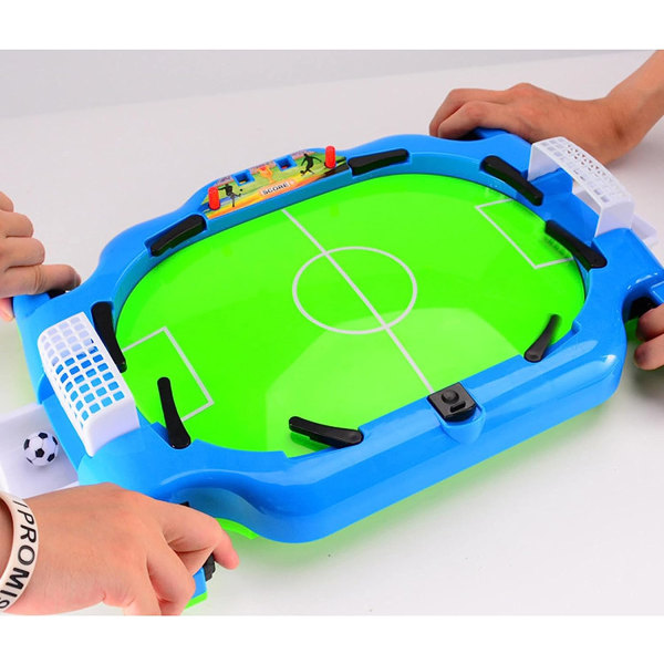 Bordsspel i minifotboll, interaktivt klassiskt sportbollspel för familj och vänner