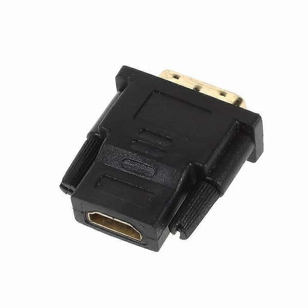 DVI (24+1pin) uros - HDMI naarasvideoadapterimuunnin