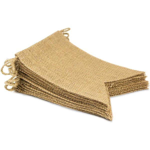 Burlap Banner for DIY Party Decorations for Birthdays, Weddings, Baby Showers and Graduation