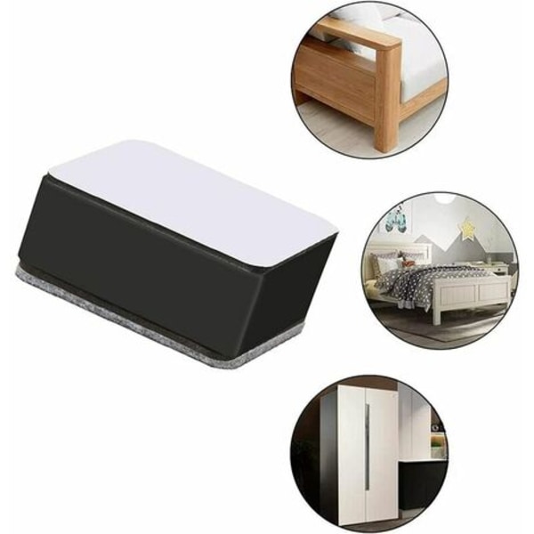 Møbelforhøjer Seng Møbelbenløft Bord Sofa Sengforhøjer Kulstofstål Sengforhøjer Sofa Sofabord Garderobe Seng Skrivebord Limning