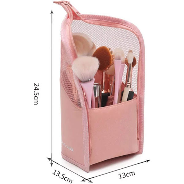 Makeup børste taske multifunktionel makeup børste arrangør taske