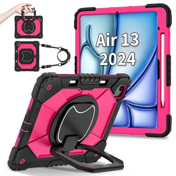 Ställfodral i silikon+PC för iPad Air 13 (2024)