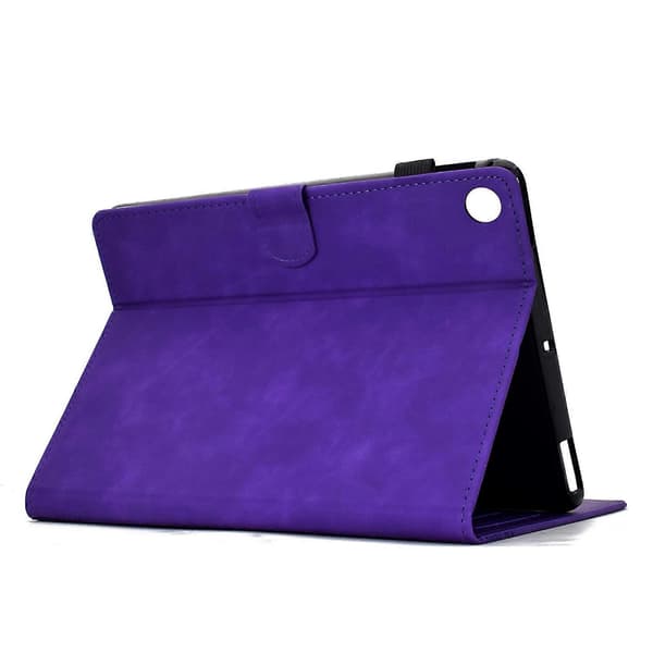 Til Samsung Galaxy Tab A9+ Etui Katte Præget PU Læder Kort Slots Tablet Cover