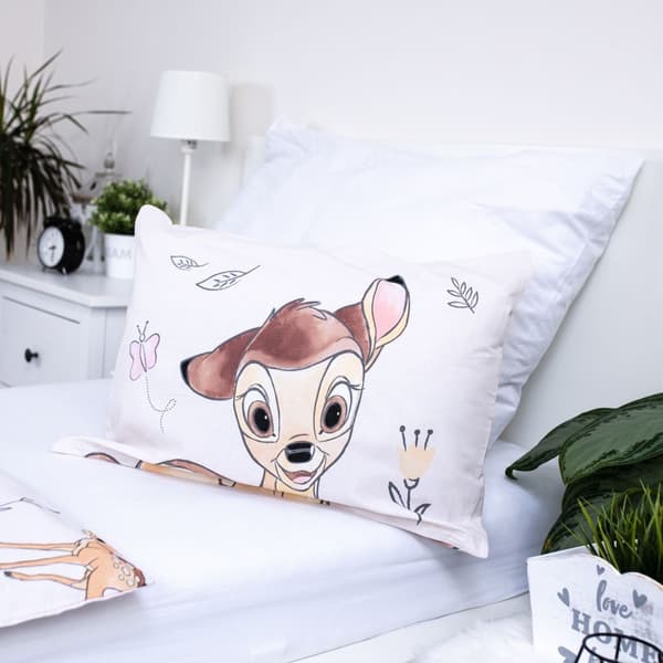 Disney Bambi Beige bäddset för barn 100×135 cm, 40×60 cm