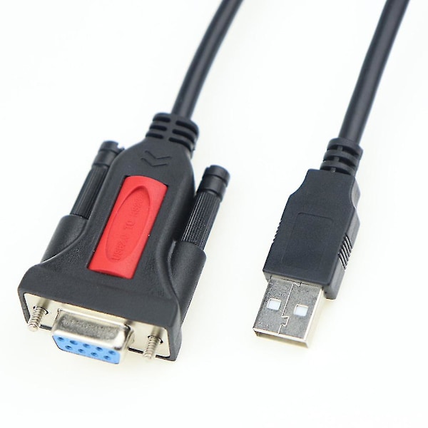 1,5 m USB til RS232 hunn serie adapter 9 pin skriver tilkobling konverter kabel