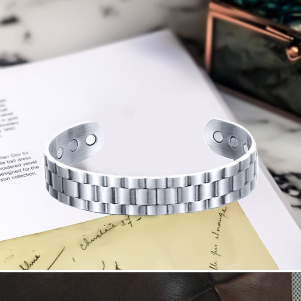 Trend Öppning Justerbart magnetiskt armband Mesh Magnet Armband Armband