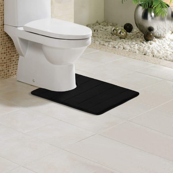 Memory Foam Bademåtte, Skridsikker Bagside, Blød, Vandabsorberende, 50 x 60 cm