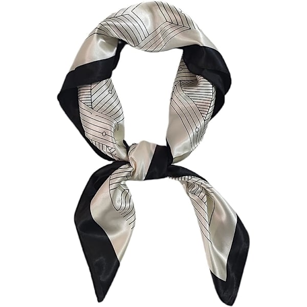 Satin Scarves för Kvinnor, Silkeslena som Bandanas, Hårscarf, Halsduk, Sovscarf