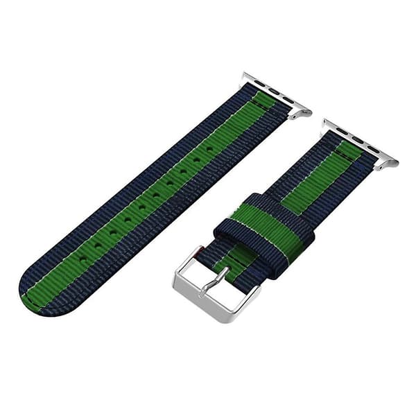 Kompatibel med Apple Watch-rem, justerbar nylon-erstatningsrem