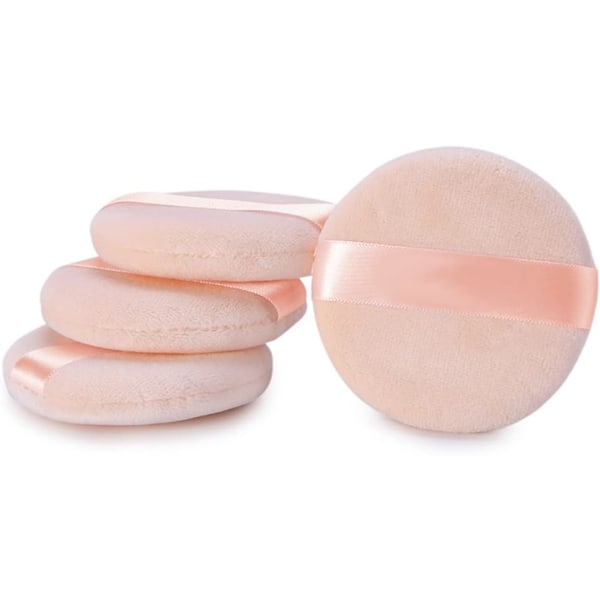 Makeup Puff Blød Svampe Foundation Makeup Værktøjer 7cm, 4-pak