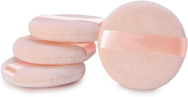 Makeup Puff Mjuk Svamp Foundation Makeup Verktyg 7cm, 4-Pack