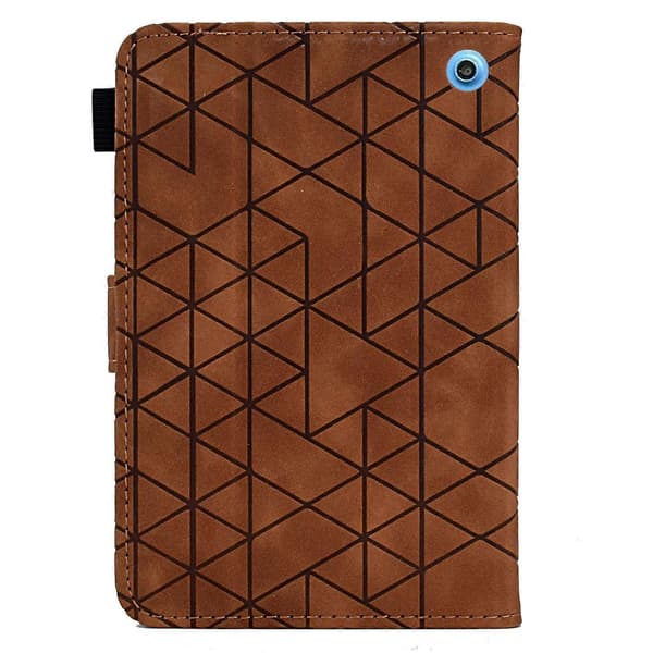 A9 Etui til Amazon Fire HD 10 (2023) med kortlommer, stativ og rombeformet læder tabletcover