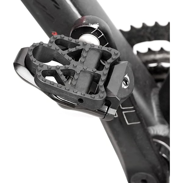 Cykelpedaladapter, cykelskoklossar, automatisk plattformsadapter, kompatibel med Shimano SPD - SL/Look Keo-pedaler