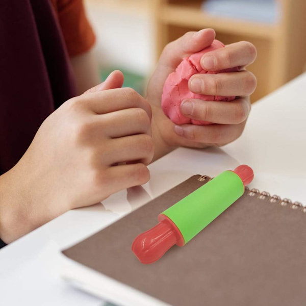4-pakkaus savirullia Pehmeä savi Muovailuvaha Taikinamallit Rullat Lapset Savi ja taikina Leikkityökalut Lapset Playdough-sarja