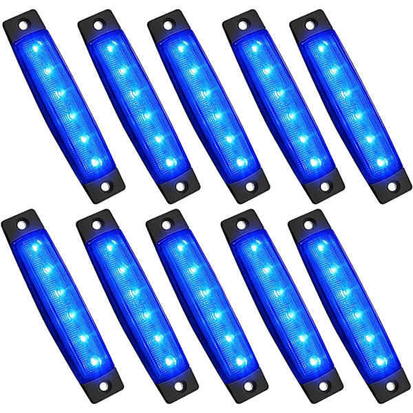 10 kpl LED-kiviliuskoja auton ulkopuolelle, alle hehkuva pyörän lokasuojan valaisusarjat, vedenpitävät maastoautoille, kuorma-autoille ja moottorikelkoille