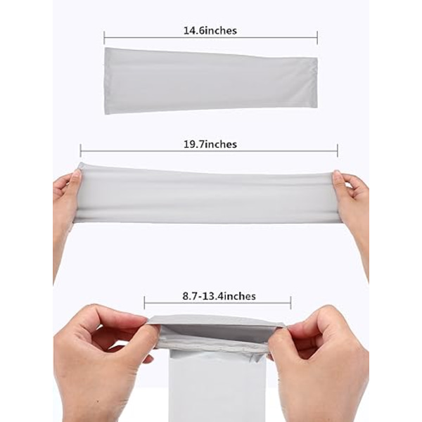 8 paria unisex UV-suojattuja viilentäviä hihoja jääsilkistä White, Ice Silk