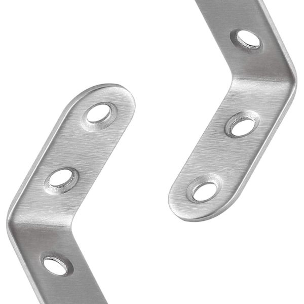 13 st rostfria fästkonsoler 40x40mm, för montering och reparation av möbler