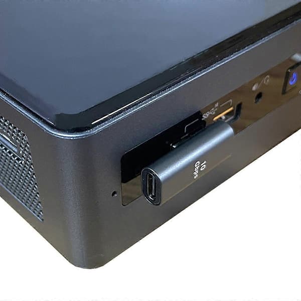 UC-067-LP Type-C Hun 90 Grader Venstre Vinklet til USB 3.0 Type-A Han Data Adapter til Laptop
