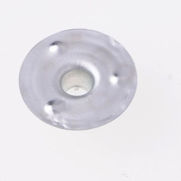 100 stycken Silvermetall värmeljus Ljusveke Sustainers Wicks Tab Base Tillbehör för ljustillverkning 20*7mm