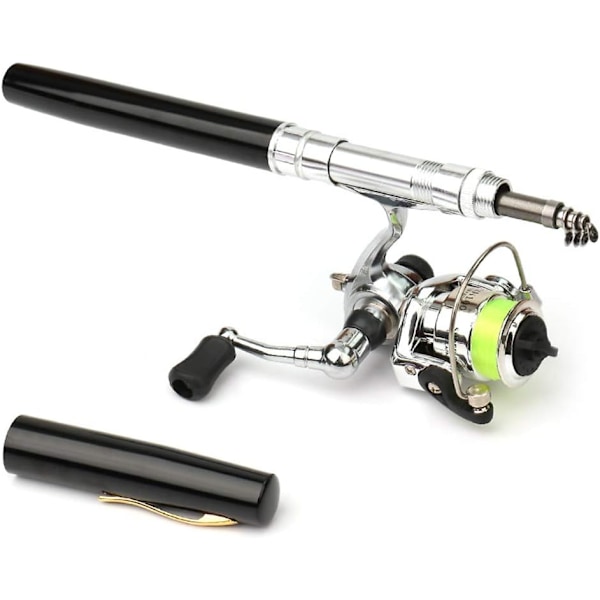 Fiske Stang Hjul Combo Mini Pen Fiske Stang Kit Teleskopisk Fiske Stang Sving Hjul Combo Kit
