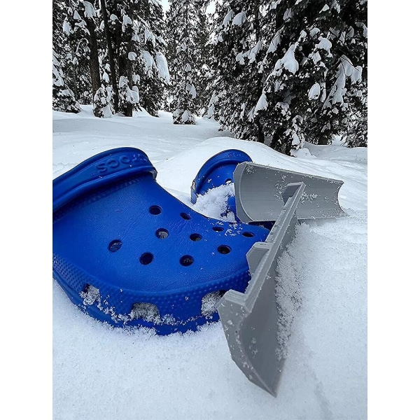 Snöploggsberlock för Crocs, 1 par berlocker för snöplogar till strandskor