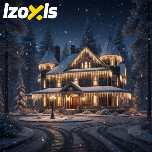 Utendørsbelysning 500 LED - 22,5 m varmhvit