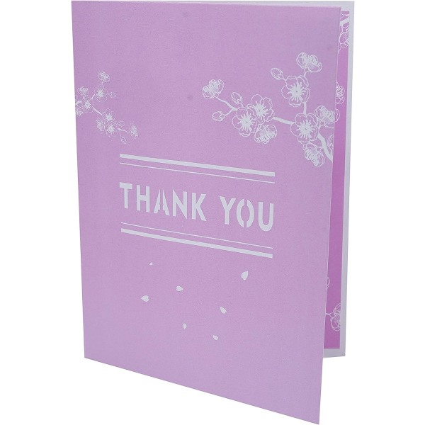 Pop Up tackkort, 2 st, handgjorda 3D gratulationskort med kuvert Saknar dig, alla tillfällen