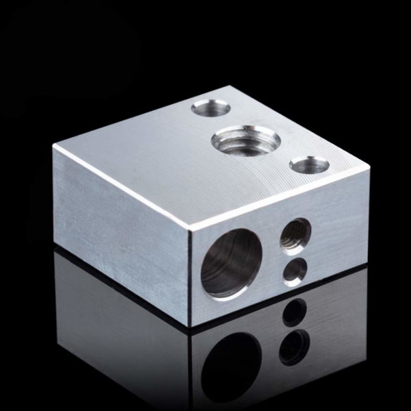 2-pakning CR-10 varmeblokk for alle metall Hotend Ender 3 Pro Ender 5 Pro CR10 S4 S5 3D-skriver (aluminium)