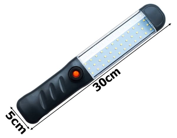 Tehokas työpajan taskulamppu 48 led cob usb koukku magneetti ladattava