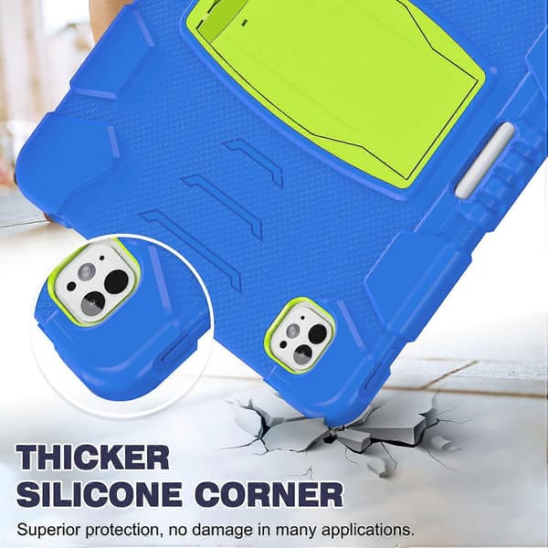 Ställfodral PC+Silikon Anti-fall Tablet Cover för iPad Pro 13 (2024)