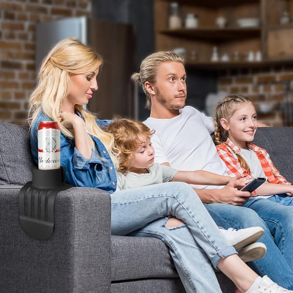 Silikone kopholder til sofa, der er spildsikker og fødevaregodkendt, sort