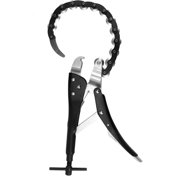 Justerbar eksosrørkjedekutter, for kutting av enderør og eksosrør