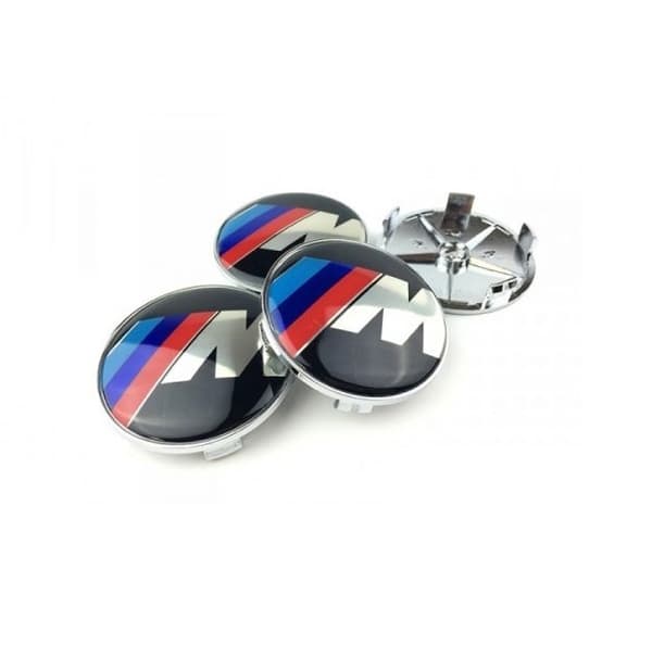 BMW Centrumkåpor / Navkapslar Bilmärke - 4-pack 68mm - M-series