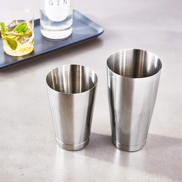 Shaker Cocktail Tin, Set (18 oz och 28 oz), Rostfritt stål, M37009