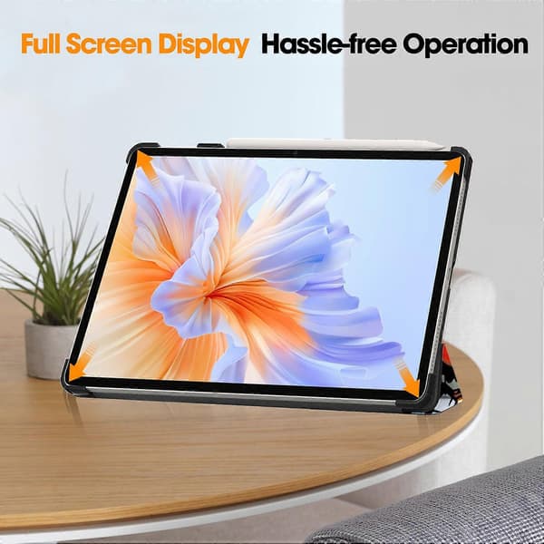 Fodral för Honor Pad V9 Mönstertryck Läderställ Tablet Cover - Graffiti