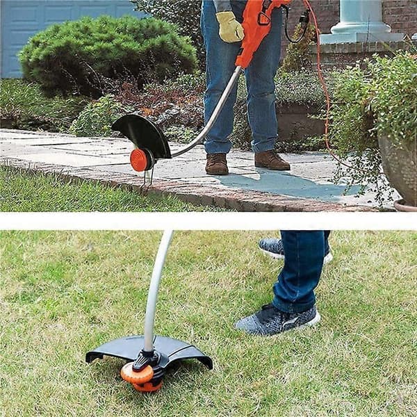 Kompatibel med Black & Decker plæneklipper 3 DF-080-BKP nylontrådspoler + 1 RS0011 spolekapsel