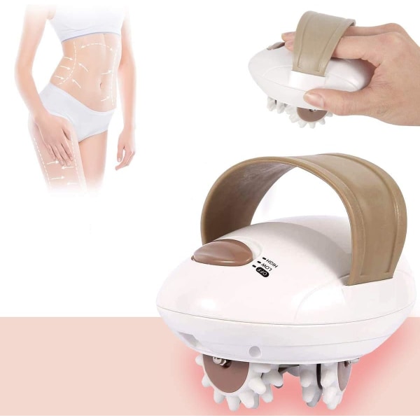 3D Roller Body Massage Shaper, Bprtcra Handhållen Massager, Elektrisk Mini Fat Burn Massage Machine