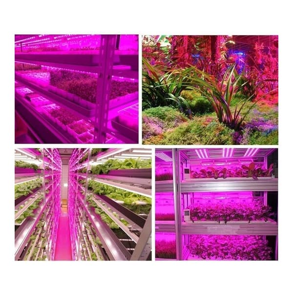 Grolampe, Smart Vanntett Grønnsakslysstrimmel 2m LED System Grolampe, Smart Håndfoldbar Grolampe Strimmel 2m