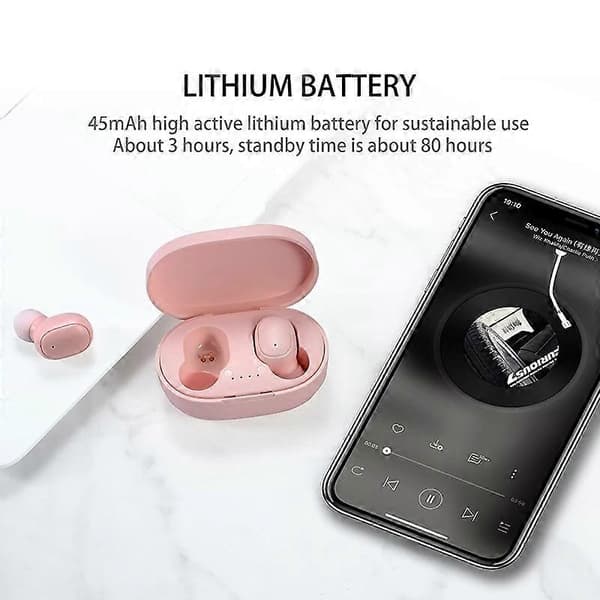 Type D A6S Trådløse Bluetooth Headset Mini Binaurale In-Ear Musik Hovedtelefoner Støjreduktion TWS