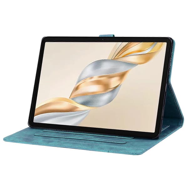 For Honor Pad X9a/Pad X9 Pro Etui Kortpladser Læder Tablet Stand Folio Cover Blomst Kat