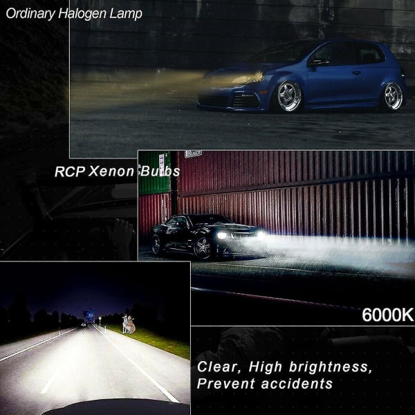 2 st D1c D1s D1r 8000k Ice Blue Hid Xenon Bilstrålkastare 35w High Low