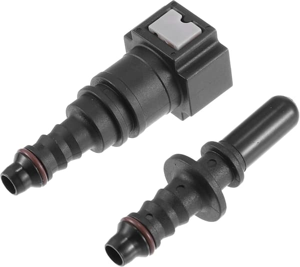 7,89 mm till 8 mm Rak Bränsleslang Snabbkoppling 2-pack